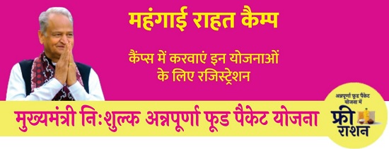 Rajasthan Mukhyamantri Nishulk Annapurna Food Packet Scheme Logo