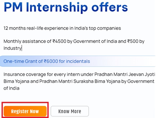OM Internship Scheme Registration