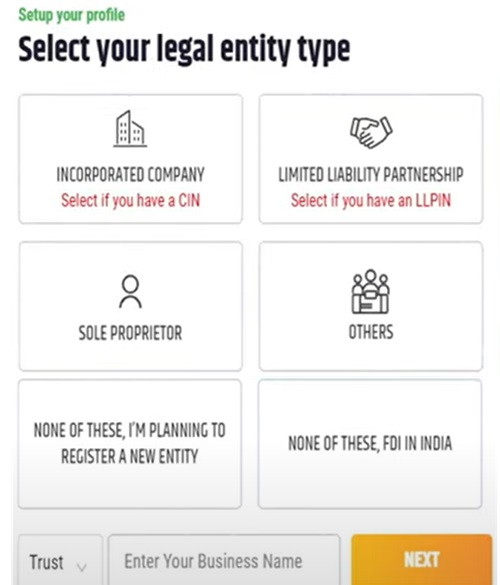 Select Legal Entity