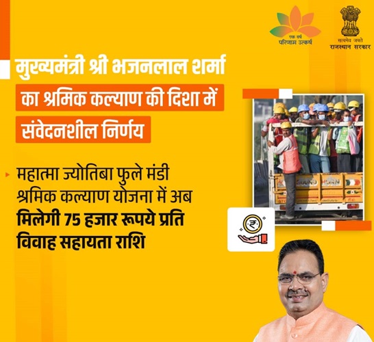 Marriage Assistance for Mandi Shramik Kalyan Yojana