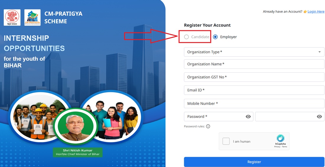 Bihar CM Pratigya Yojana Registration