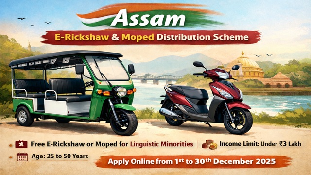  Assam E-Rickshaw and Moped Distribution Scheme