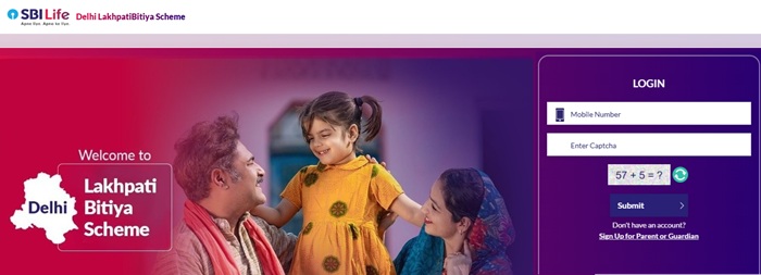 Delhi Lakhpati Bitiya Scheme Portal