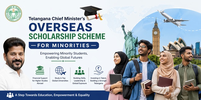 Telangana Chief Minister's Overseas Scholarship Scheme for Minorities image