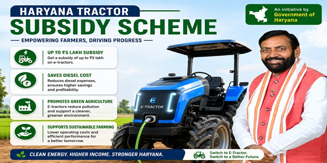 Haryana Tractor Subsidy Scheme Image