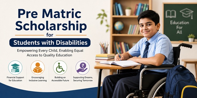 Pre Matric Scholarship for Students with Disabilities Image