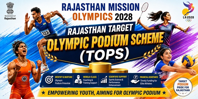 Rajasthan Target Olympic Podium Scheme Image