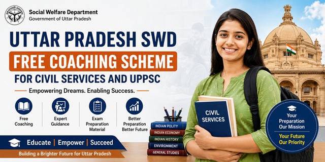 Uttar Pradesh SWD Free Coaching Scheme For Civil Services Image