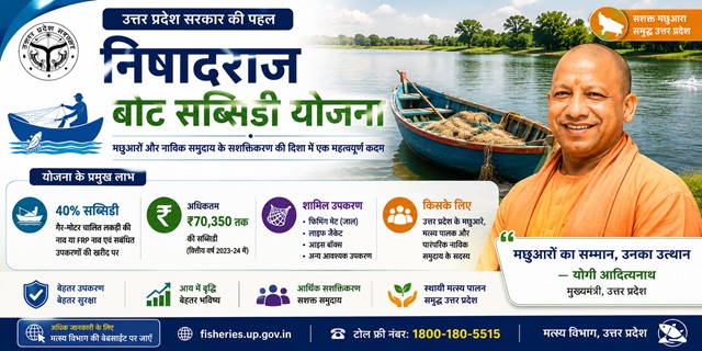 उत्तर प्रदेश निषादराज बोट सब्सिडी योजना