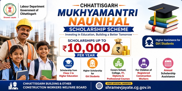 Chhattisgarh Mukhyamantri Naunihal Chatravriti Yojana