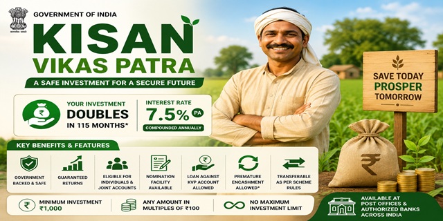  Kisan Vikas Patra (KVP)
