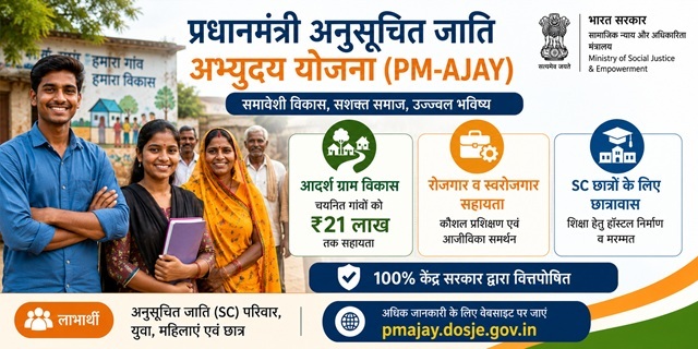 Pradhan Mantri Anusuchit Jaati Abhyuday Yojna (PM-AJAY)