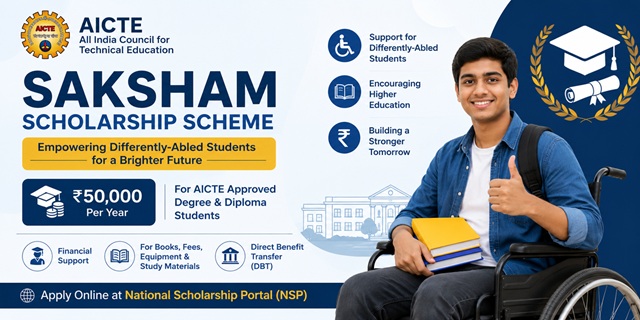 Saksham Scholarship Scheme Image