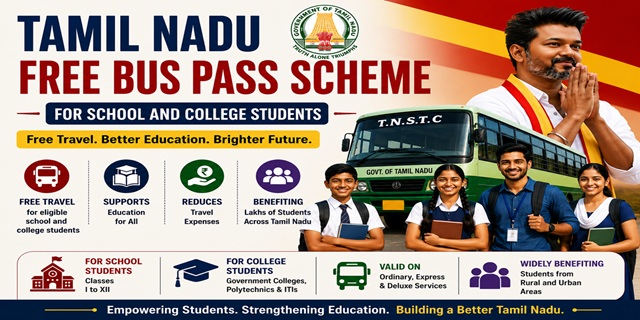 Tamil Nadu Free Bus Pass Scheme for Students Image
