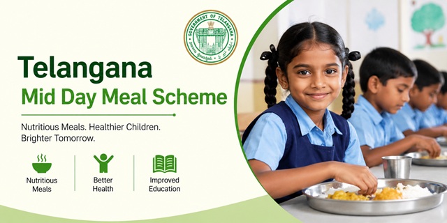 Telangana Mid Day Meal Scheme Image