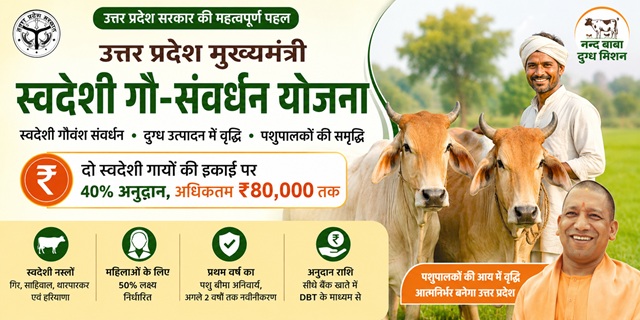 Uttar Pradesh Mukhyamantri Svadeshi Gau Samvardhan Yojana Image