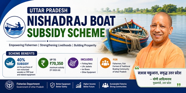 Uttar Pradesh Nishadraj Boat Subsidy Scheme 