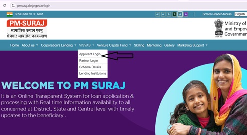 Applicant Log in