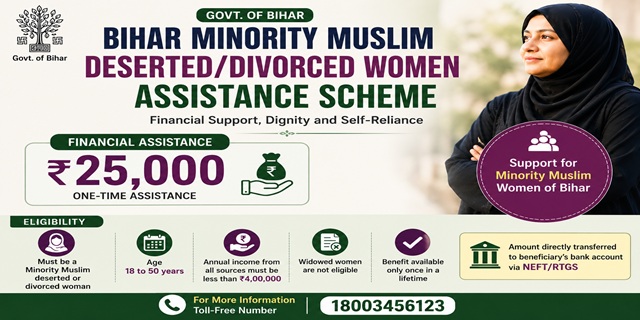 Bihar Alpsankhyak Muslim Parityakta/Talakshuda Mahila Sahayata Yojana