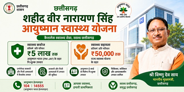 CG Shaheed Veer Narayan Singh Ayushman Swasthya Yojana Image