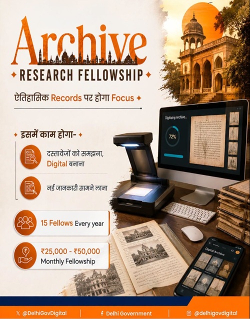 Fellowship for Research & Development in the Field of Archives