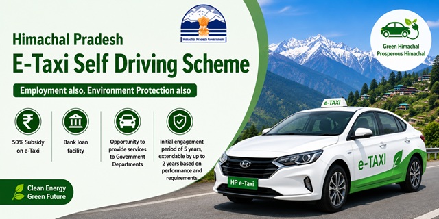 Himachal Pradesh E Taxi Self Driving Scheme Image