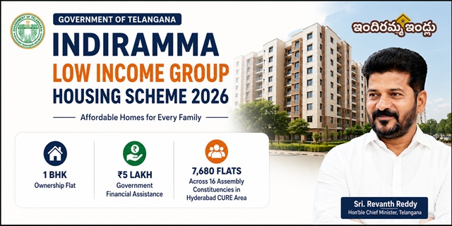Telangana Indiramma Low Income Group Housing Scheme Image