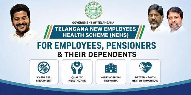 Telangana New Employees Health Scheme Image