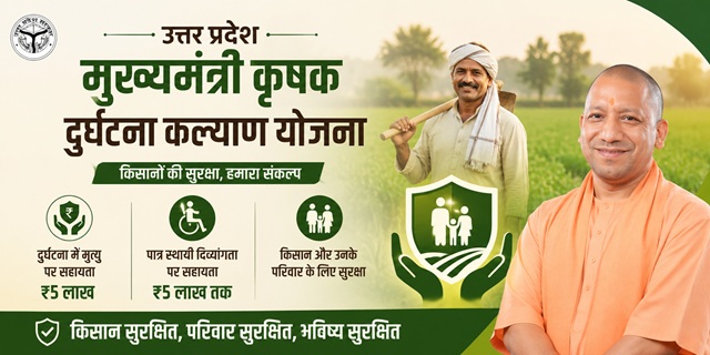 Uttar Pradesh Mukhyamantri Krishak Durghatna Kalyan Yojana Image