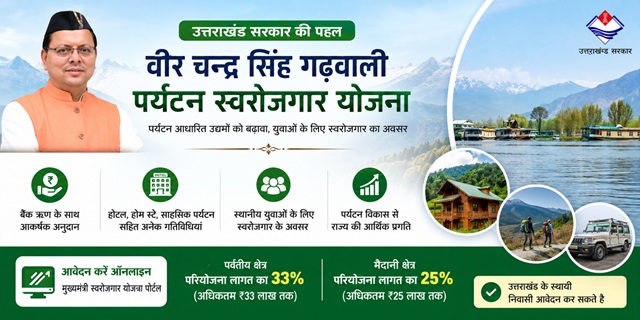 Uttarakhand Veer Chandra Garhwali Paryatan Swarozgar Yojana image