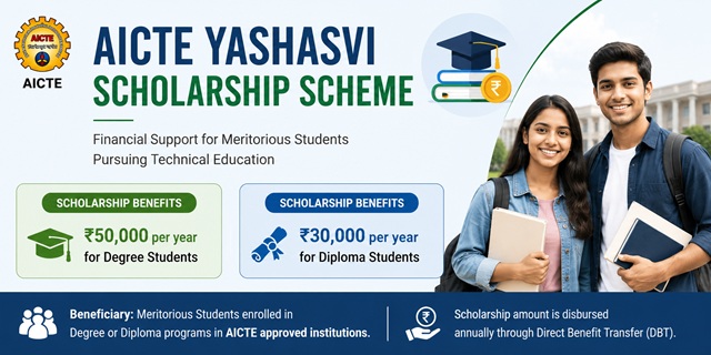 AICTE Yashasvi Scholarship Scheme