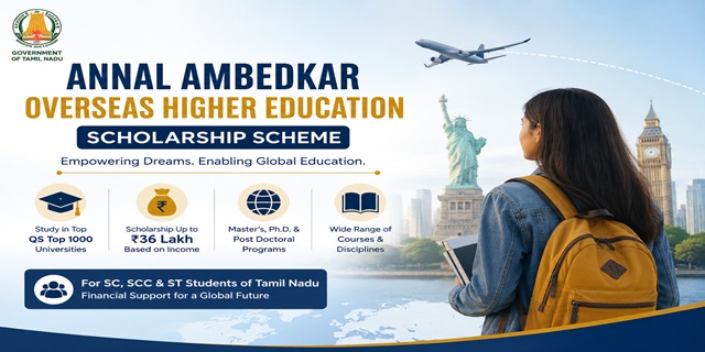 Annal Ambedkar Overseas Higher Education Scholarship Scheme