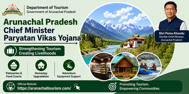 Arunachal Pradesh Chief Minister Paryatan Vikas Yojana Image