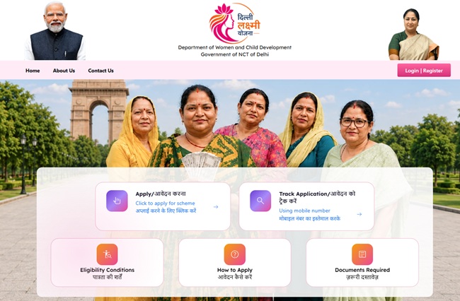 Delhi Lakshmi Yojana Portal