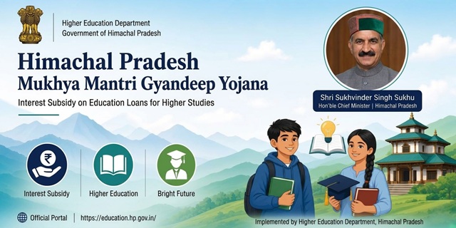 Himachal Pradesh Mukhya Mantri Gyandeep Yojana Image