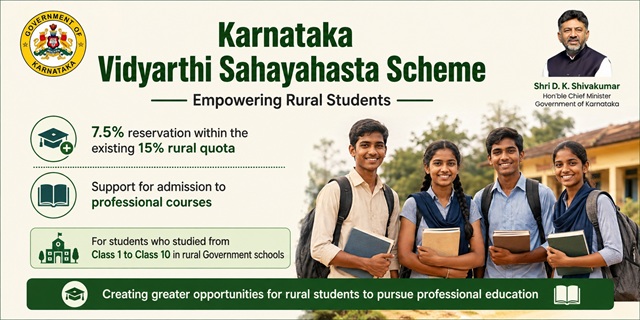 Karnataka Vidyarthi Sahayahasta Scheme Image