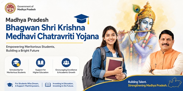 Madhya Pradesh Bhagwan Shri Krishna Medhavi Chhatravritti Yojana Image