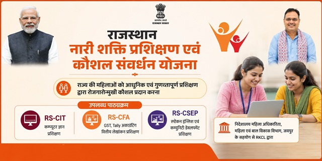Rajasthan Nari Shakti Prashikshan Evam Kaushal Samvardhan Scheme Image