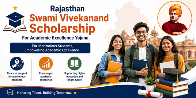 Rajasthan Swami Vivekanand Scholarship For Academic Excellence Yojana Image