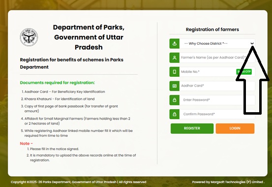 Registration Page