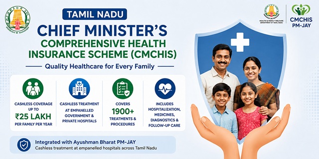 Tamil Nadu Chief Minister Comprehensive Health Insurance Scheme image