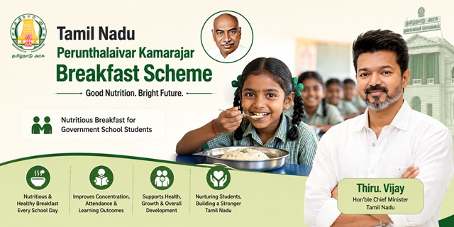 Tamil Nadu Perunthalaivar Kamarajar Breakfast Scheme image