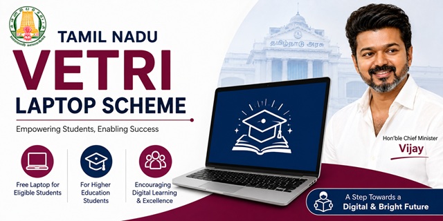 Tamil Nadu Vetri Laptop Scheme Image