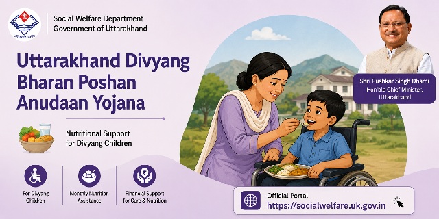 Uttarakhand Divyang Bharan Poshan Anudaan Yojana image