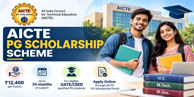 AICTE Post Graduate (PG) Scholarship Scheme