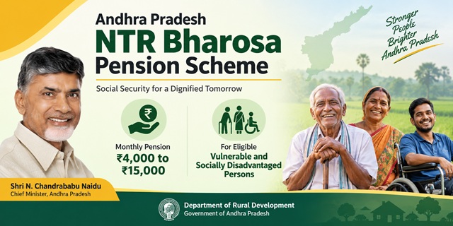 Andhra Pradesh NTR Bharosa Pension Scheme Image