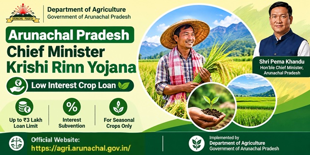 Arunachal Pradesh Chief Minister Krishi Rinn Yojana Image