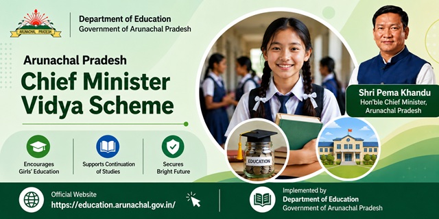 Arunachal Pradesh Chief Minister Vidya Scheme Image