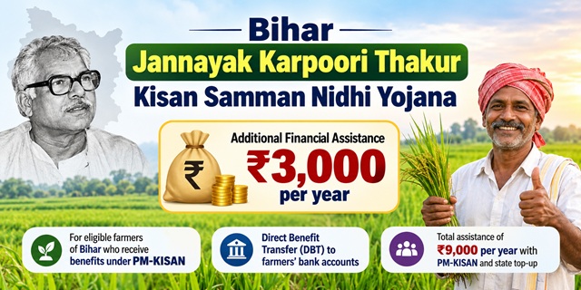 Bihar Jannayak Karpoori Thakur Kisan Samman Nidhi Yojana Image