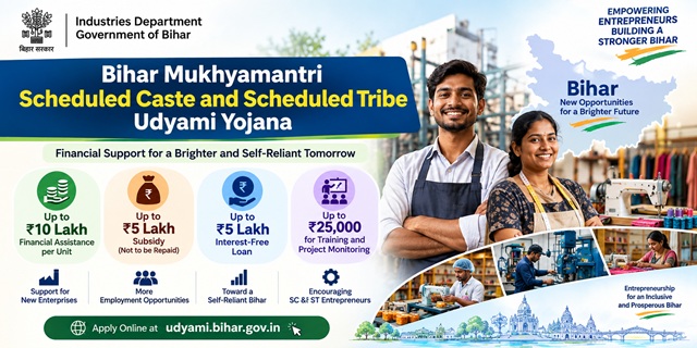 Bihar Mukhyamantri Anusuchit Jati Evam Anusuchit Janjati Udyami Yojana 